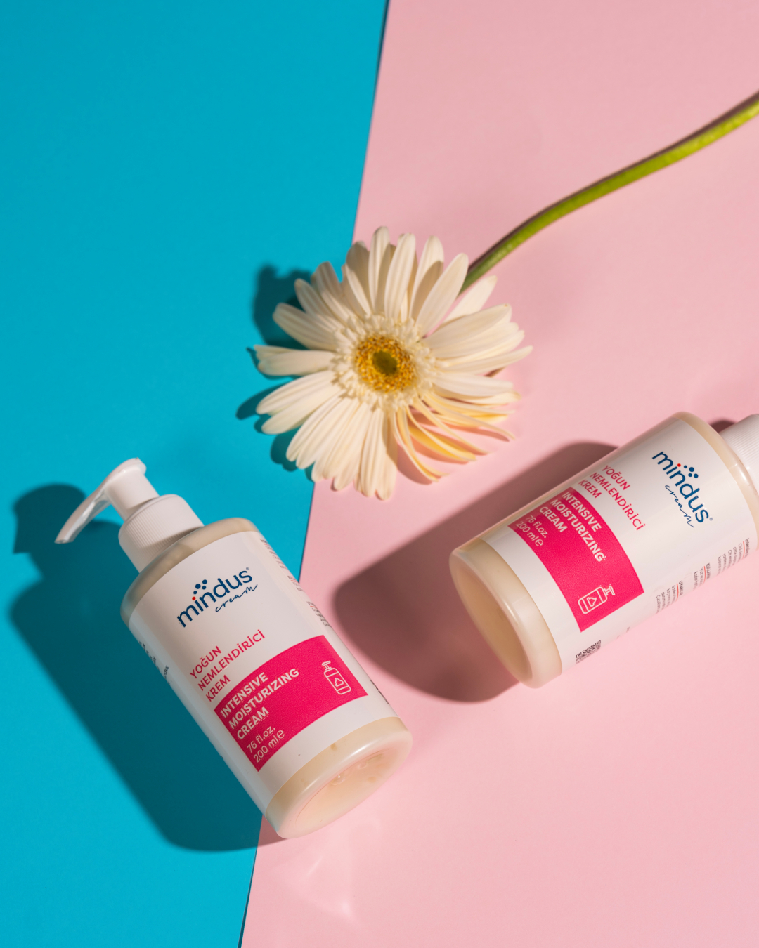 mindus Normal ve Kuru Ciltler için Yoğun Nemlendirici Yüz ve Vücut Bakım Kremi 200 ml