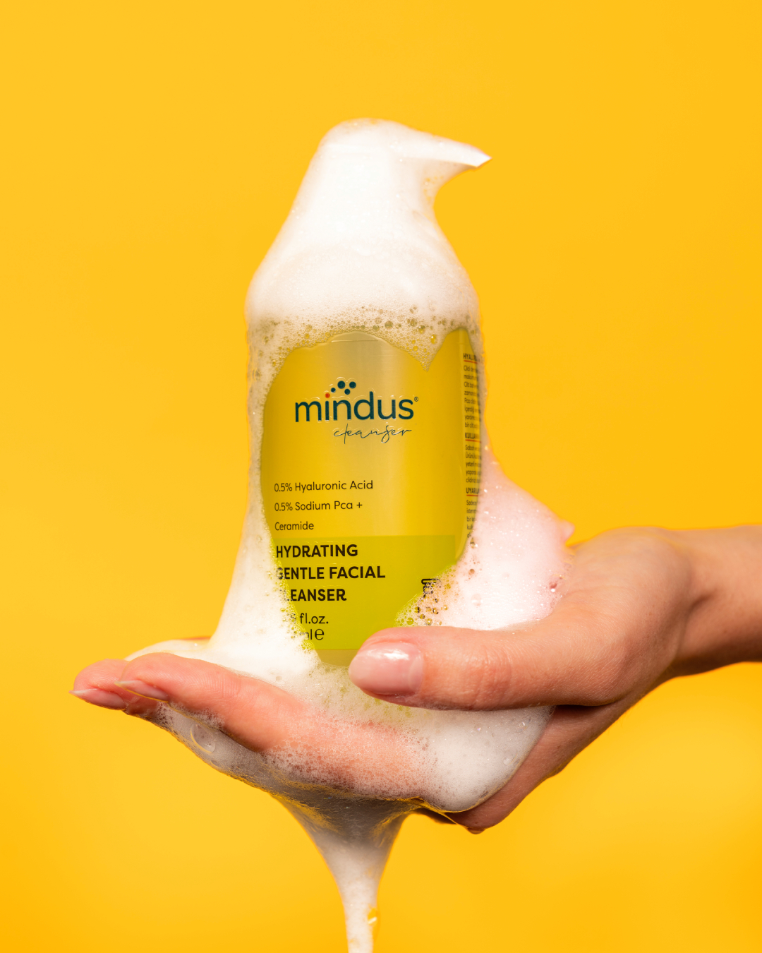 mindus Kuru ve Karma Ciltler için Nemlendirici ve Bariyer Onarıcı Temizleme Jeli 200 ml