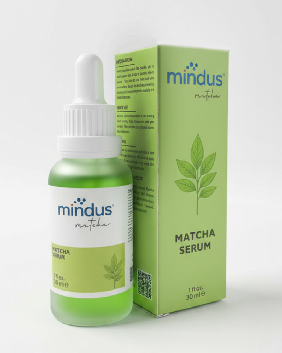mindus Yoğun Nemlendirme, Cilt Tonu Eşitleme ve Yaşlanma Karşıtı Matcha Serum 30 ml